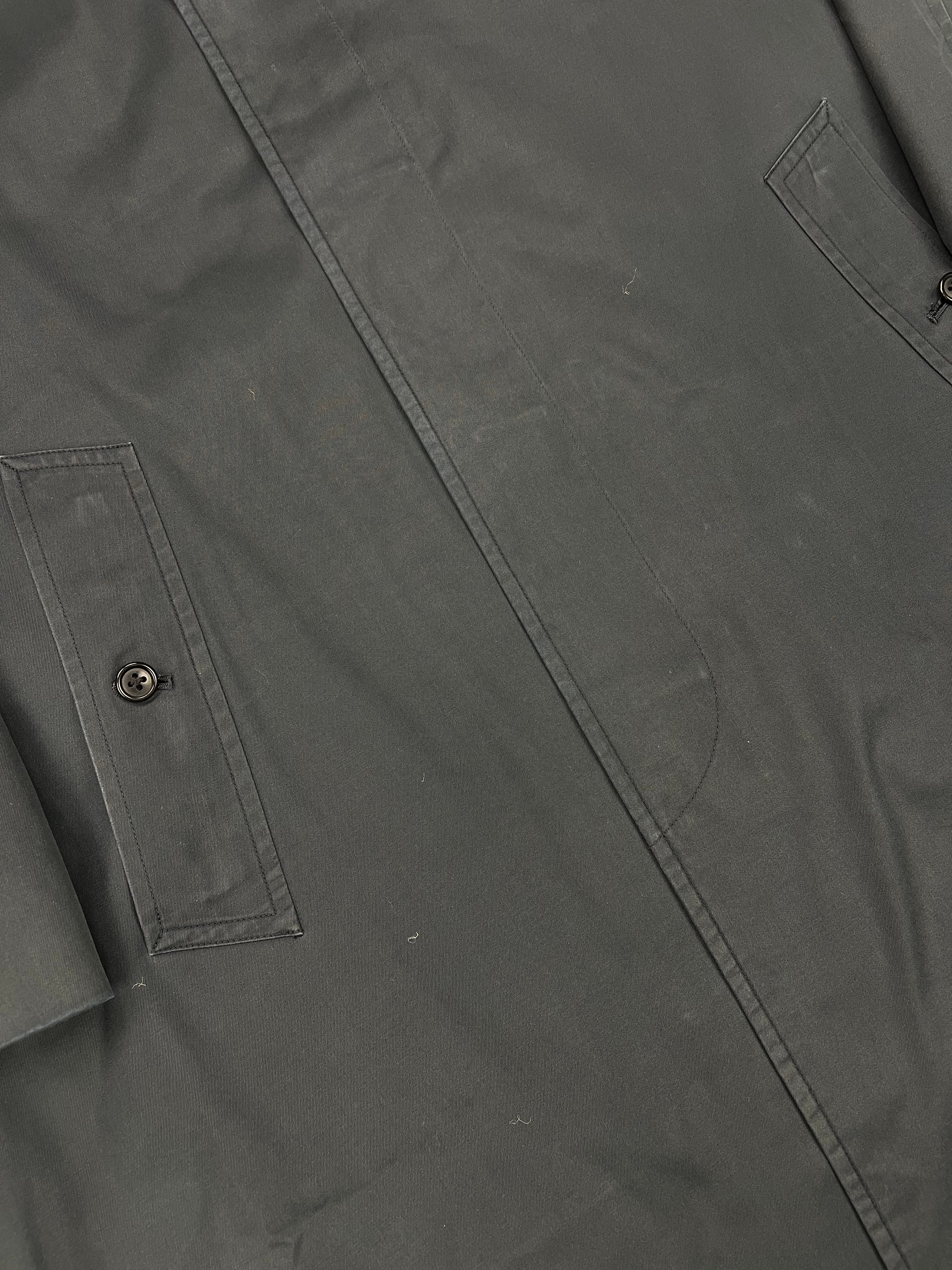 Burberry Vintage Dark Navy Mid-Length Trench Coat