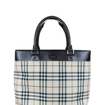 Burberry Vintage Canvas Nova Check Tote