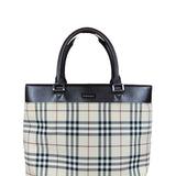 Burberry Vintage Canvas Nova Check Tote