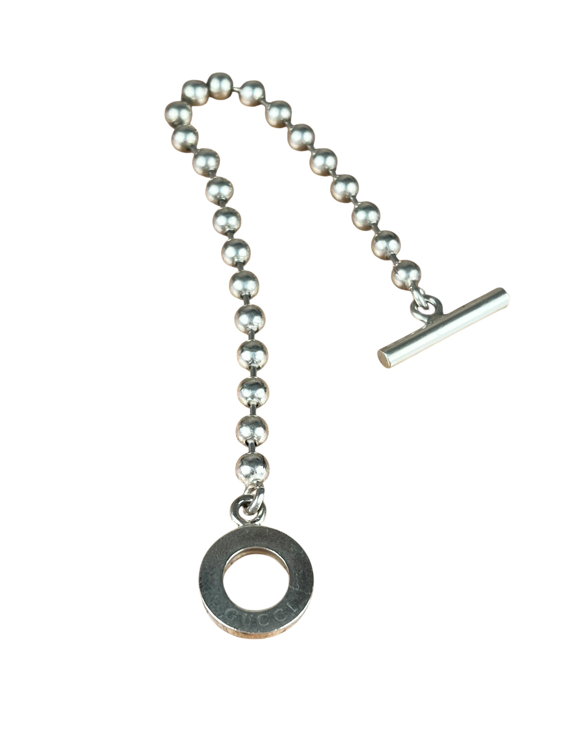 Gucci Vintage Ball Chain Silver Bracelet