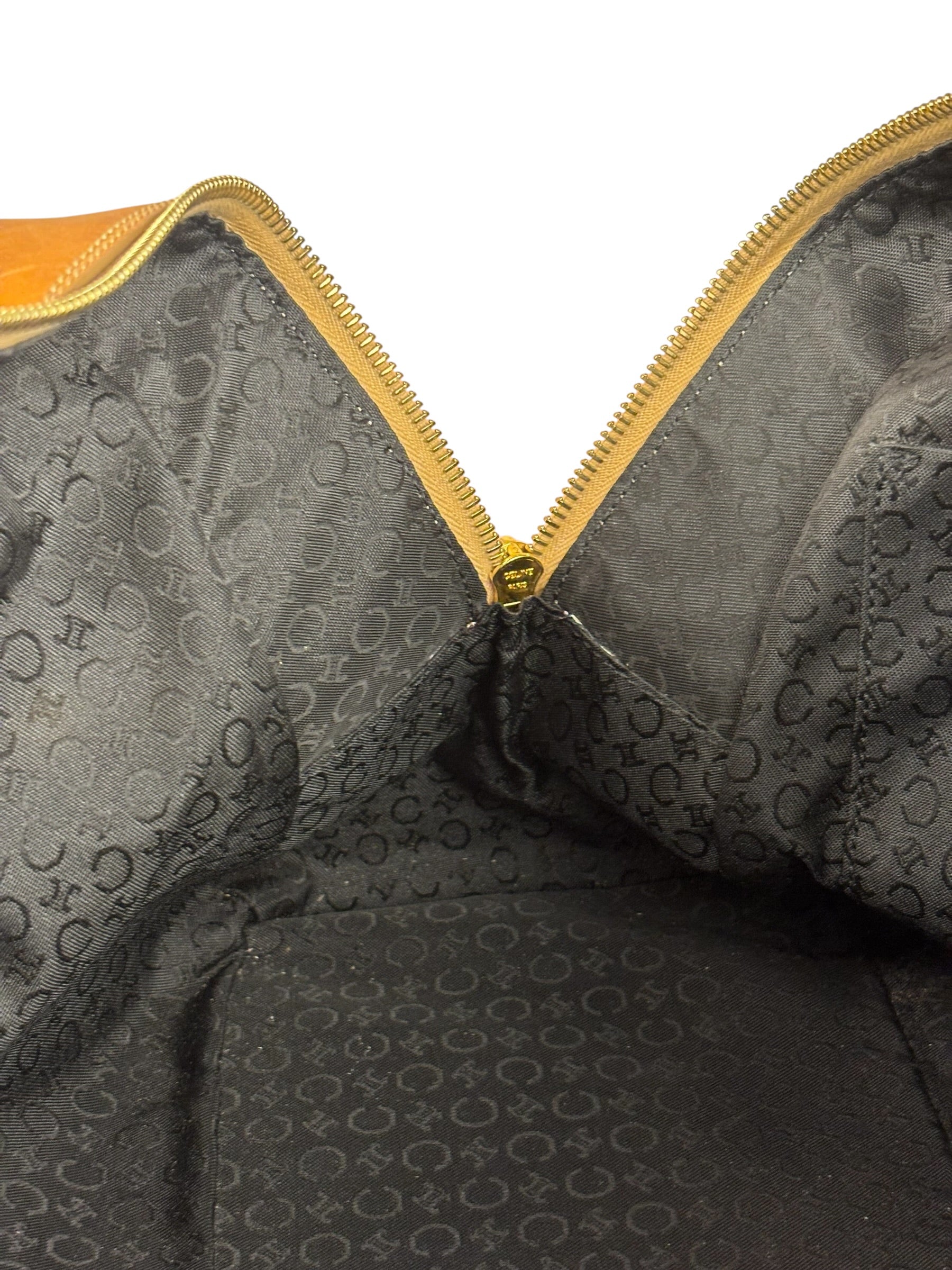 Celine Vintage Suede Macadam Leather Bowler Bag