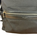 Saint Laurent Black S Canvas Backpack