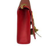 Yves Saint Laurent Red Leather Medium Kate Shoulder Bag