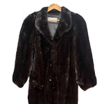 Saga Mink Vintage Black Fur Coat