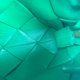 Bottega Veneta Small Green Intrecciato Cassette Camera Bag