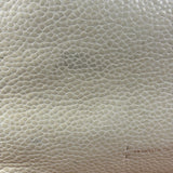 Brunello Cucinelli Ivory Grained Leather Tote Bag