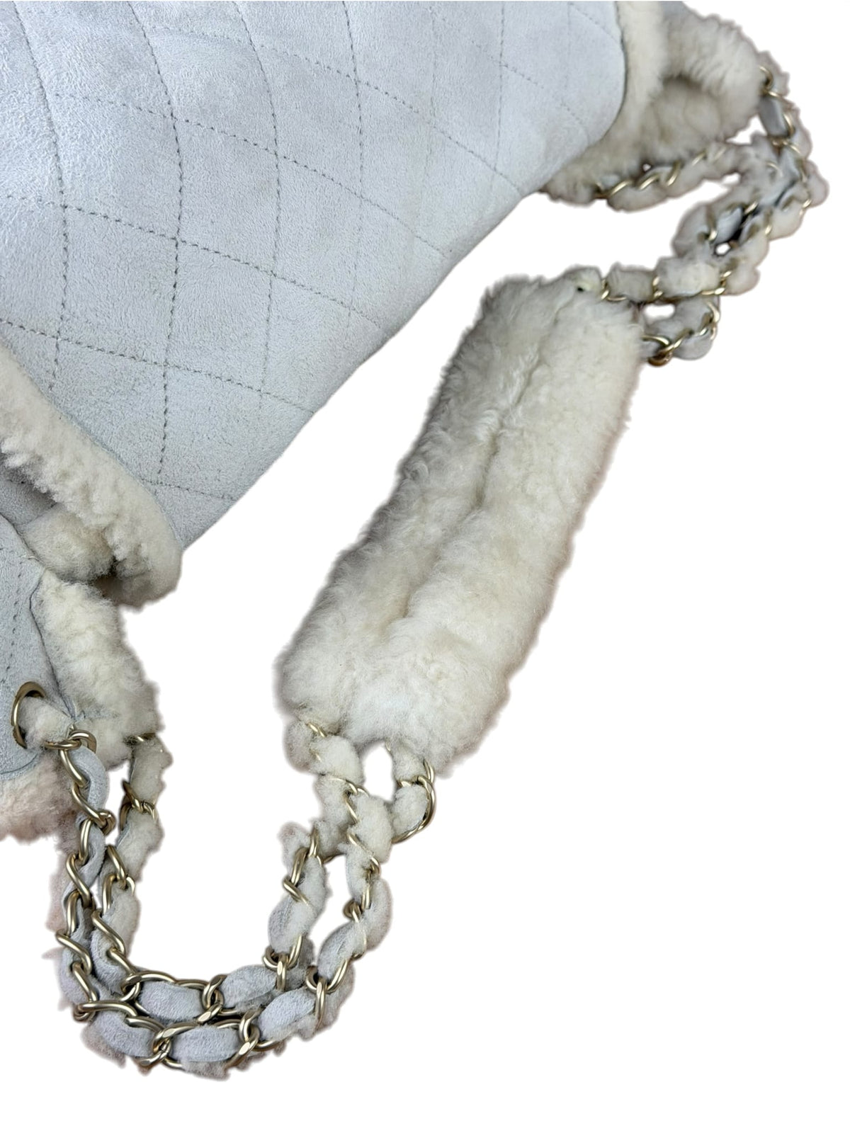 Chanel Shearling Accordion Flap Bag 2004