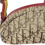 Christian Dior Vintage Trotter Canvas Rasta Crossbody Bag