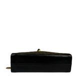 Chanel Vintage Black Quilted Lambskin Half Moon Shoulder Bag 1989