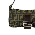 Fendi Beige/Brown Zucca Baguette