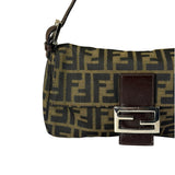 Fendi Beige/Brown Zucca Baguette