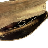 Chanel 2002 Gold Retro Tale East West Chain Flap