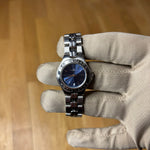 Balenciaga Blue Stick Dial Stainless Steel Band