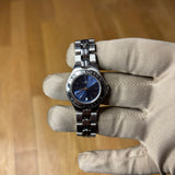 Balenciaga Blue Stick Dial Stainless Steel Band