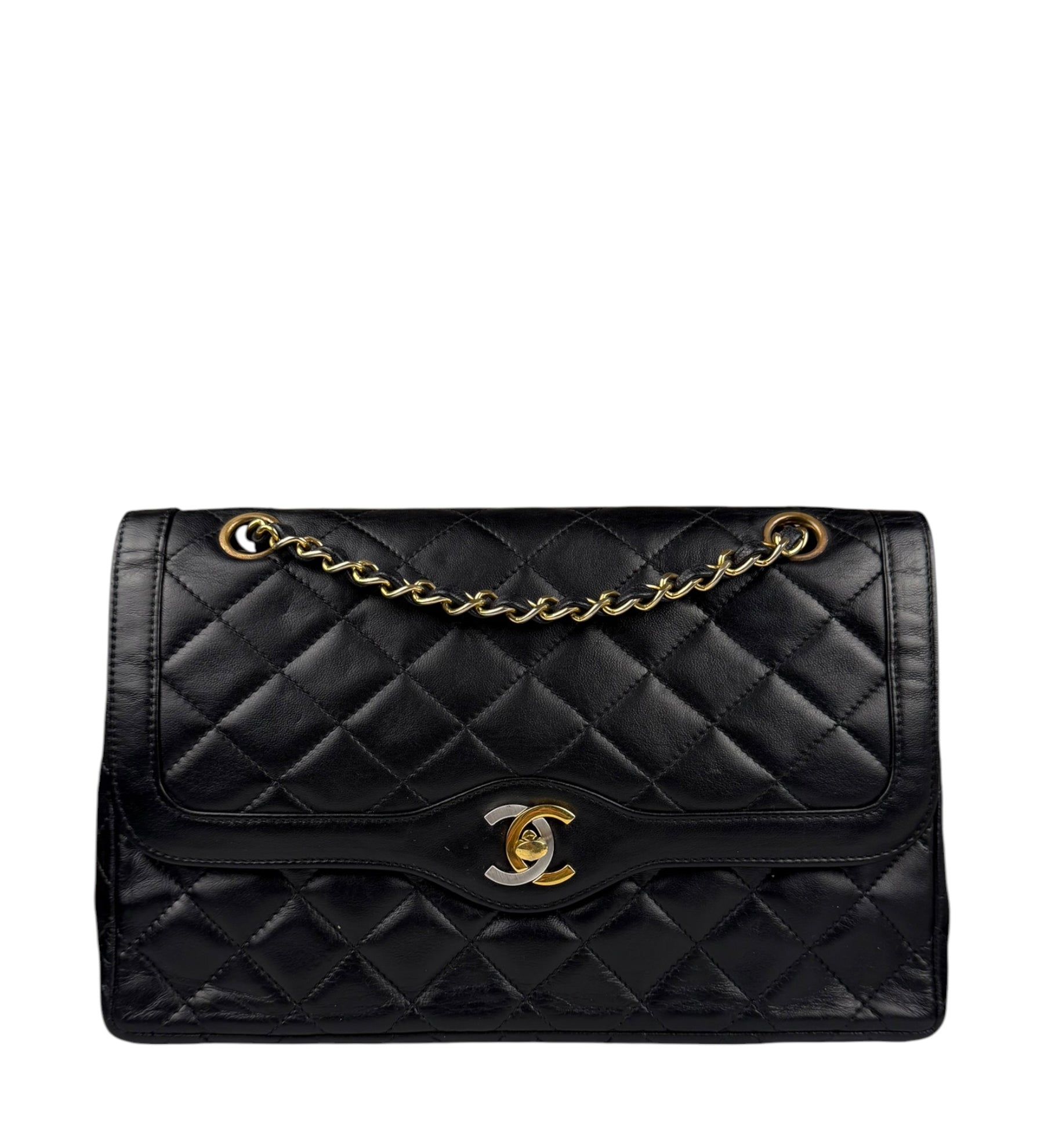 Chanel Paris Matelasse Lambskin Quilted Flap 1994