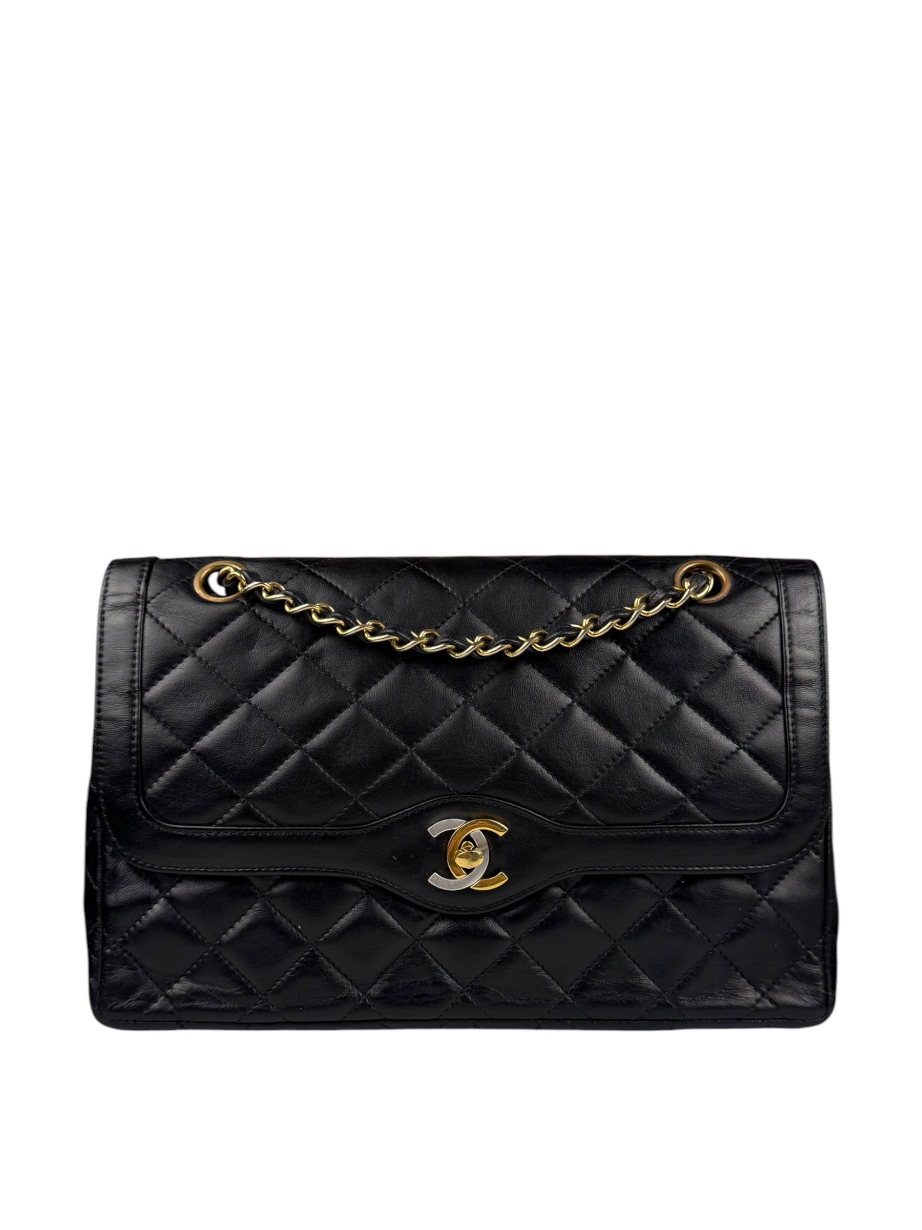 Chanel Paris Matelasse Lambskin Quilted Flap 1994