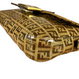 Fendi FF Sequin PVC Coated Canvas Baguette