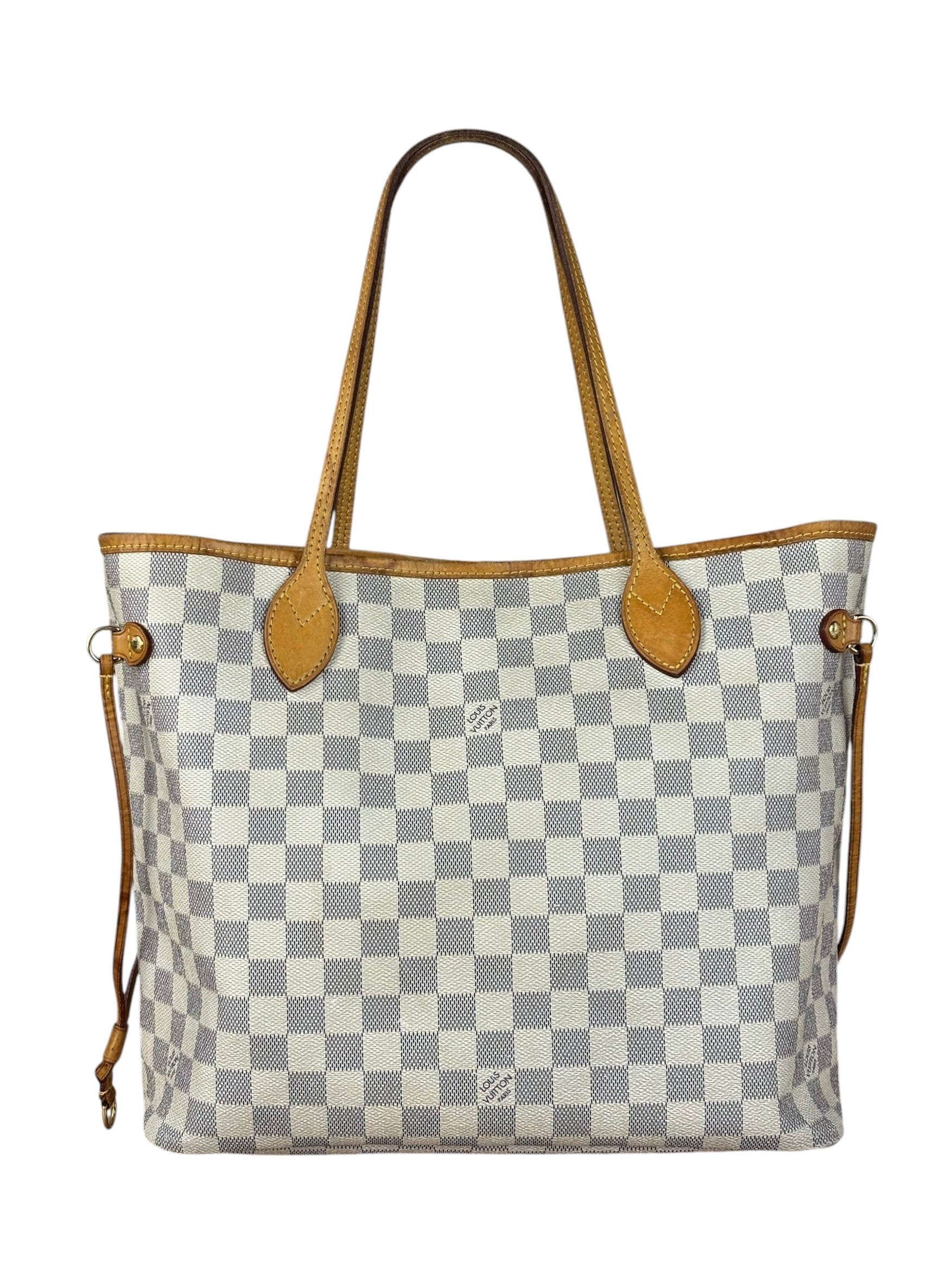 Louis Vuitton Damier Azur Neverfull Shoulder Bag GM