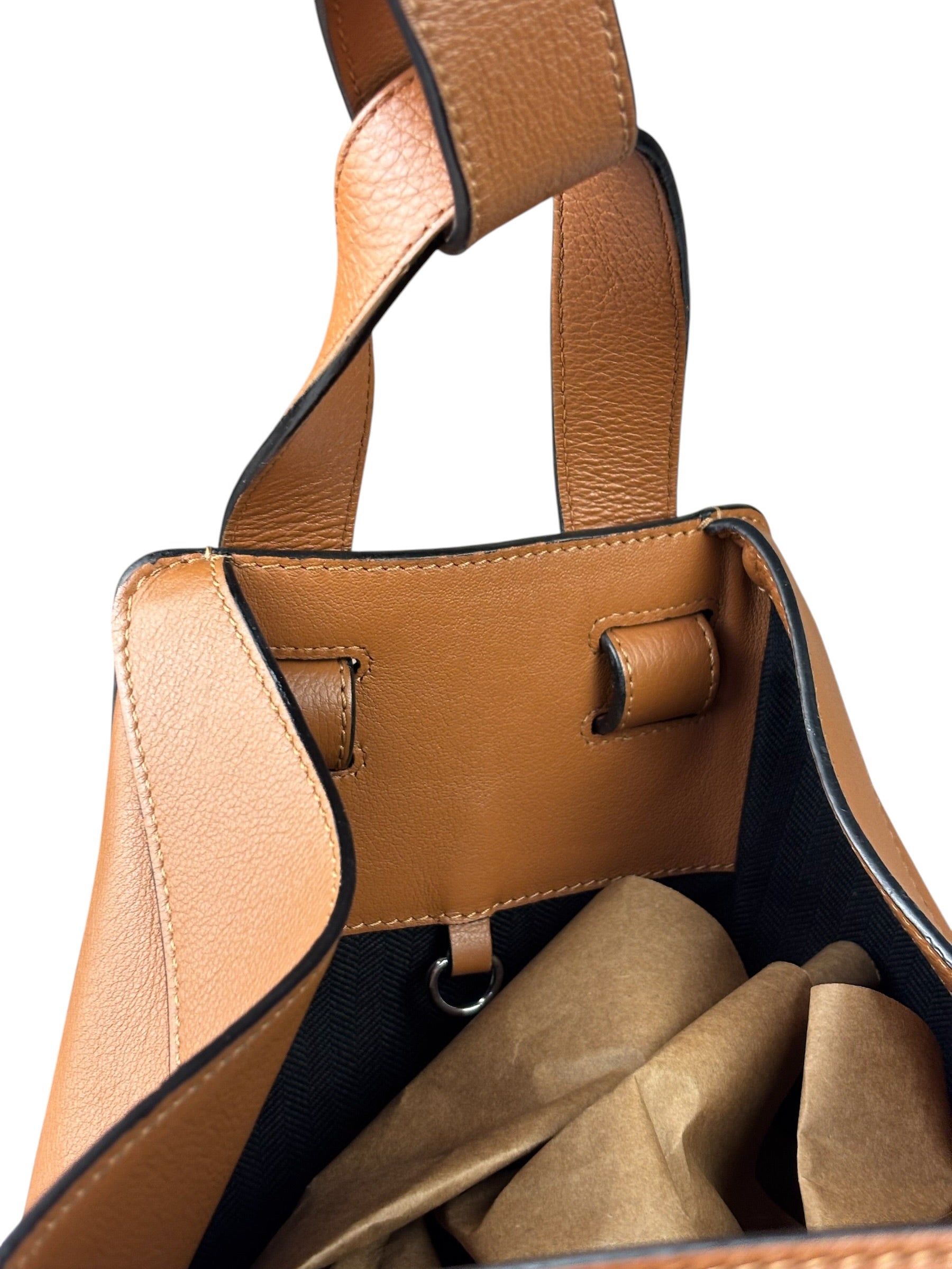 Loewe Tan Brown Calfskin Hammock Shoulder Bag