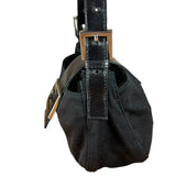 Fendi Mini Baguette Neoprene Black