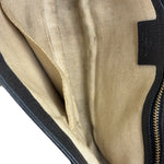 Gucci Black Pebbled Leather Soho Chain Flap Crossbody Bag