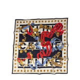 Celine Paris Vintage Equestrain Belt & Chain Motif Scarf