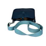 Hermes Blue Pale Clemence Leather Evelyn TPM III Crossbody