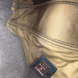 Fendi Green FF Cotton Baguette