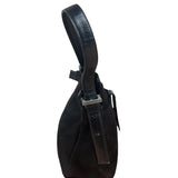 Fendi Vintage Black Mamma Baguette Shoulder Bag