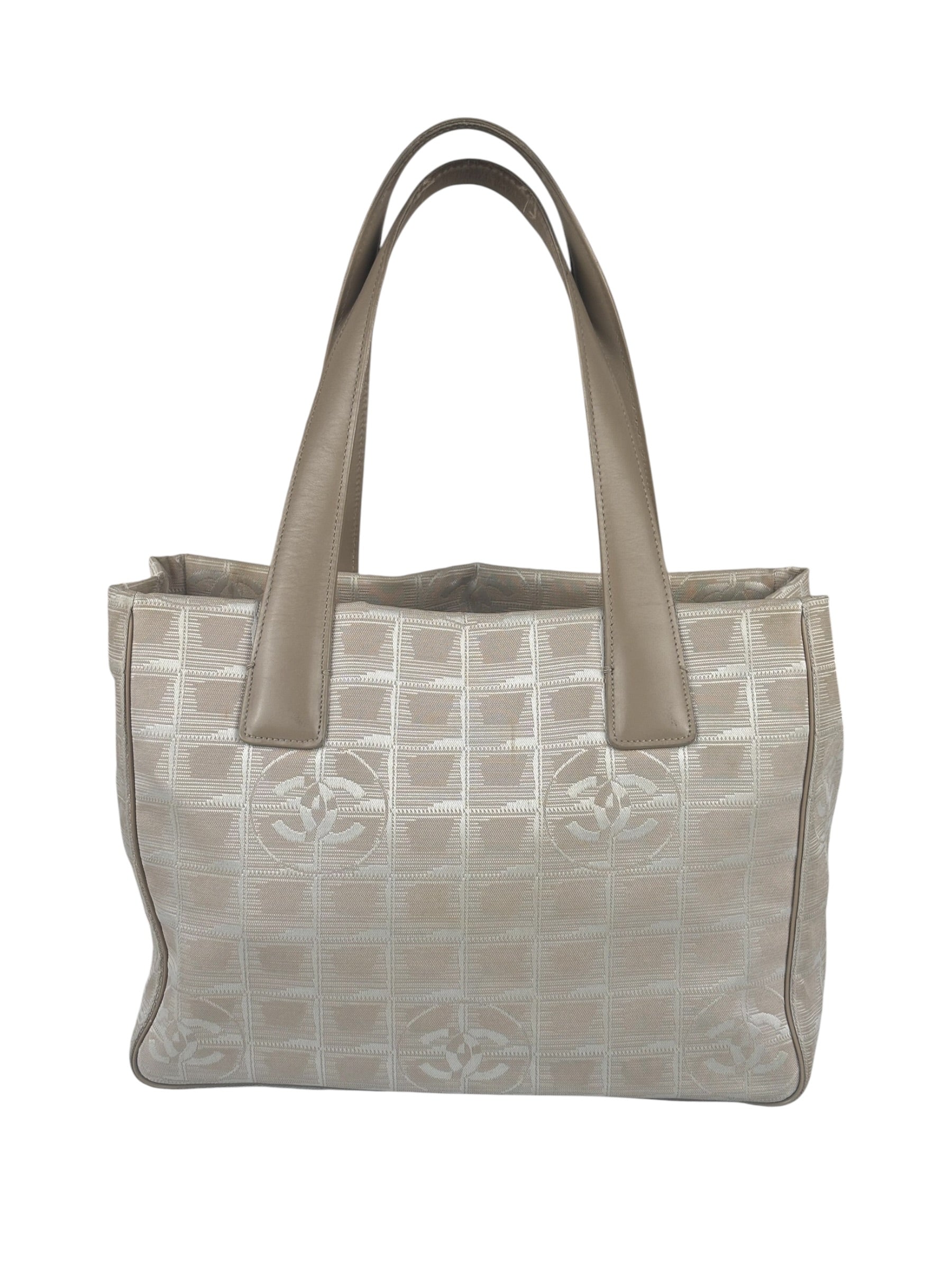Chanel Beige Travel Line Nylon Shoulder Bag-2003