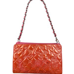 Chanel Orange Patent Lucky Symbols Pochette 2009