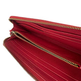 Prada Vintage Pink Saffiano Leather Long Wallet
