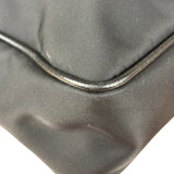 Prada Black Re-Nylon Saffiano Leather Crossbody Bag