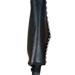 Saint Laurent Black Leather Y Studded Flap Crossbody