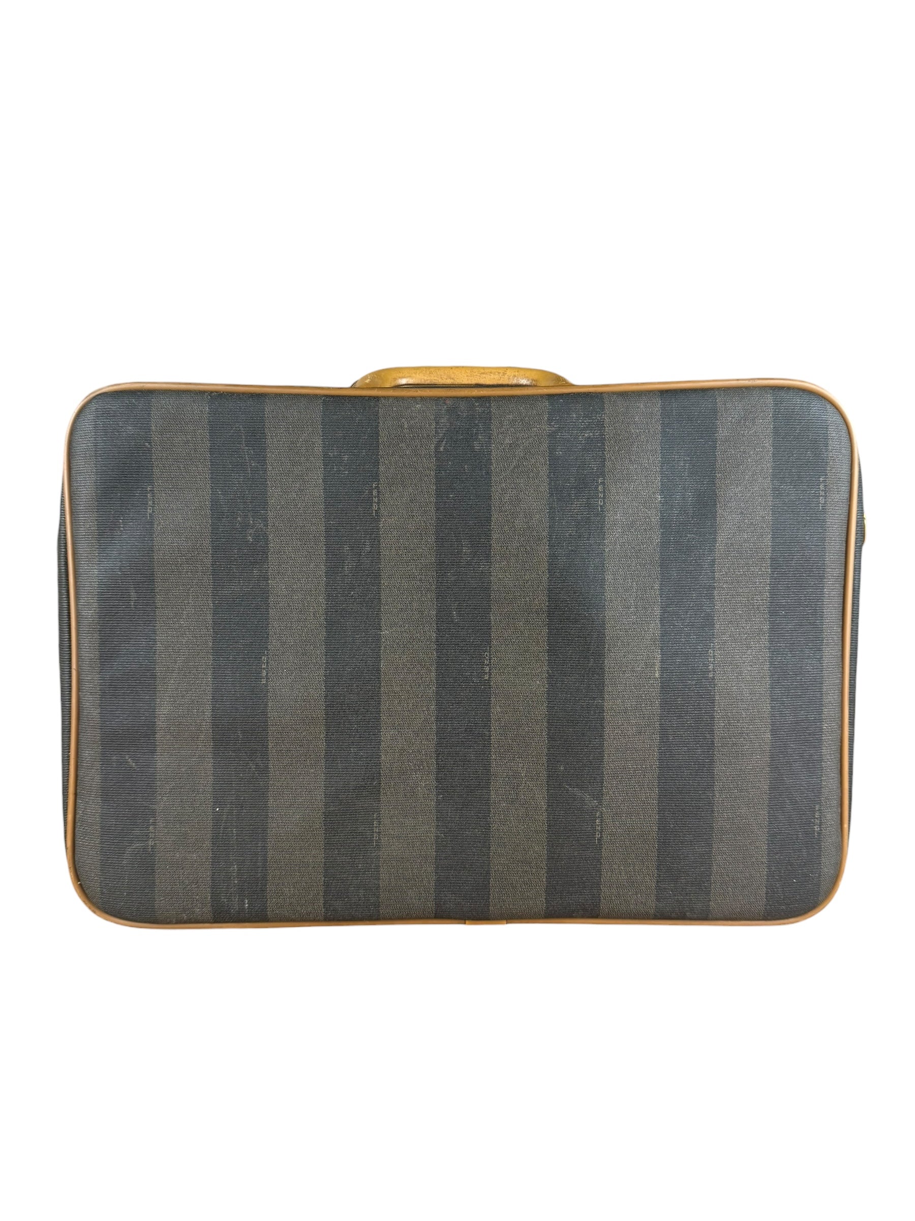 Fendi FF Vintage Striped Briefcase