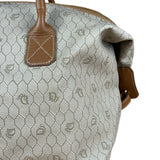 Christian Dior Vintage Honeycomb Zip Tote