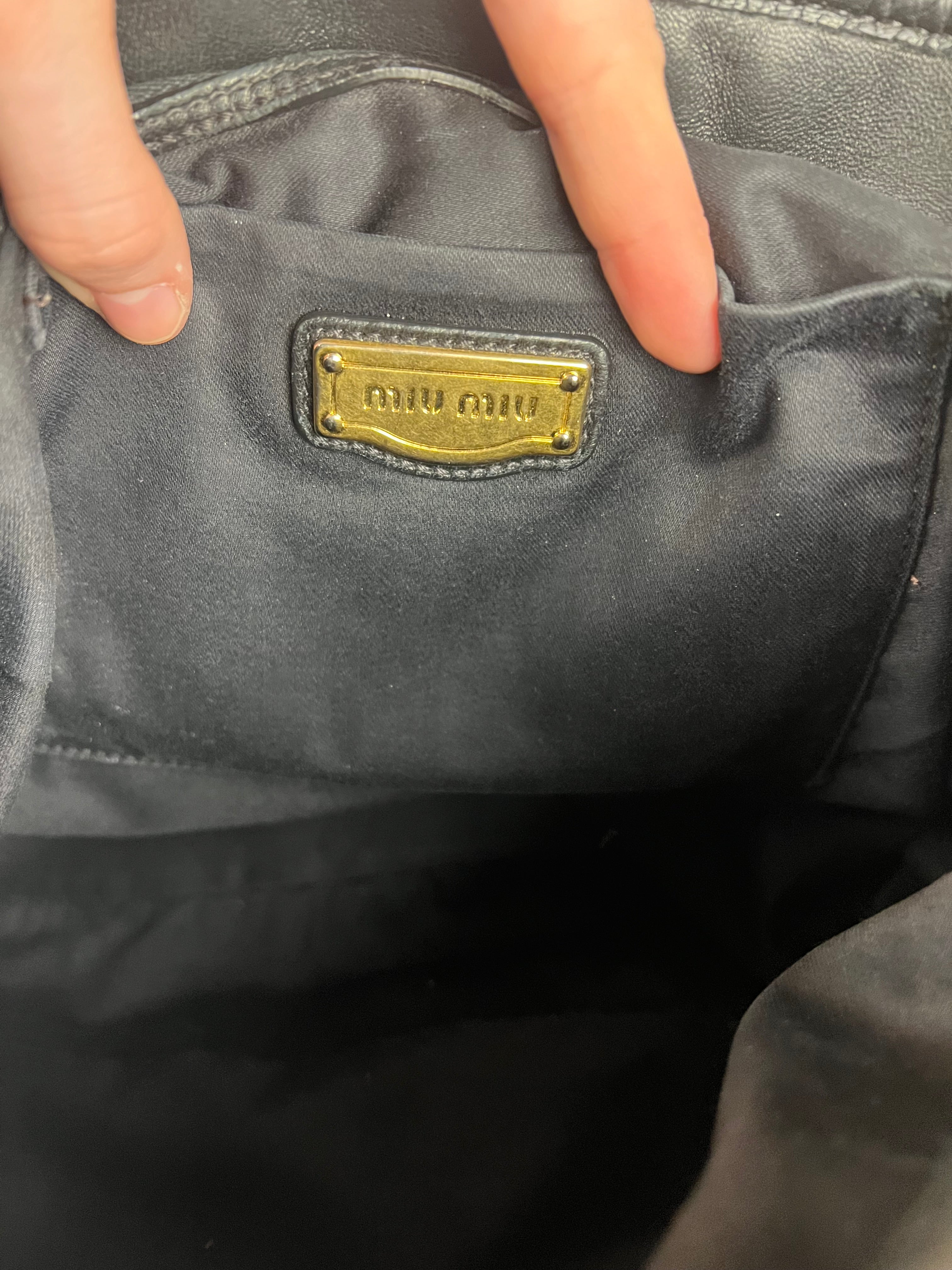 Miu Miu Vintage Calfskin Soho Shoulder Bag