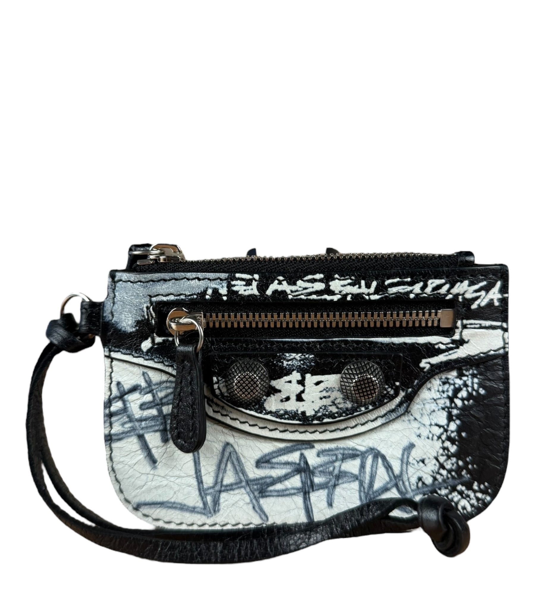 Balenciaga Graffiti  Zipper Pouch