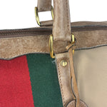 Gucci Vintage Canvas Duffle Bag