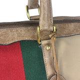 Gucci Vintage Canvas Duffle Bag