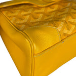 Goyard Mini Goyardine Soft Saigon Top Handle Bag Yellow