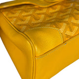 Goyard Mini Goyardine Soft Saigon Top Handle Bag Yellow