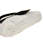 Fendi Pelle Rosa Beaded Baguette