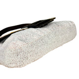 Fendi Pelle Rosa Beaded Baguette