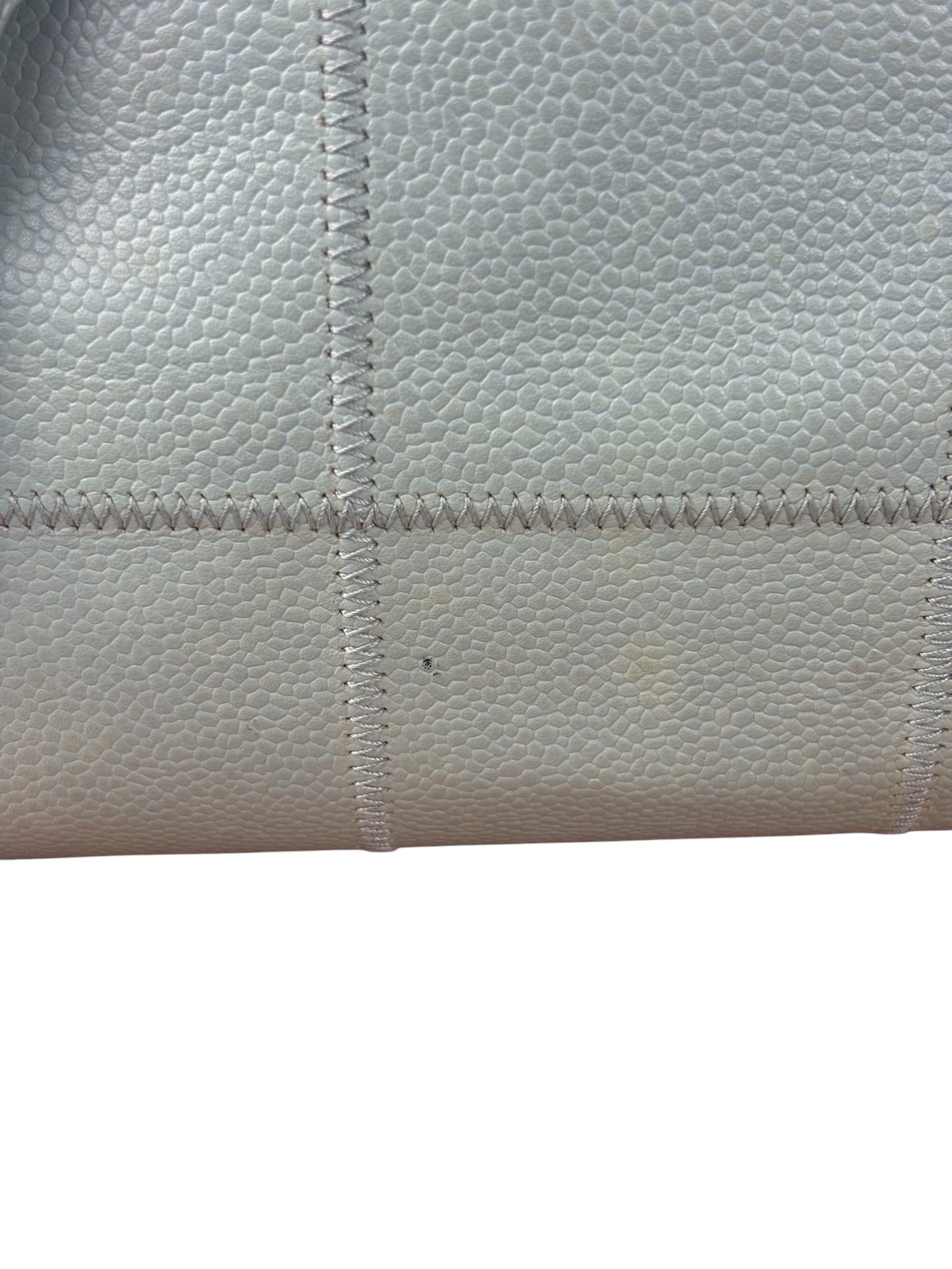 Chanel Light Green Quilt LAX Leather Bowler Bag 2004