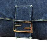Fendi Vintage Dark Denim Baguette