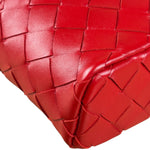 Bottega Veneta Red Intrecciato Leather Crossbody Bag