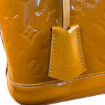 Louis Vuitton Vintage Monogram Vernis Alma MM Handbag Orange