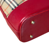 Burberry Brown/Beige House Haymarked Shoulder Bag