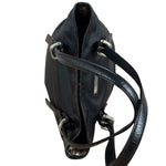 Burberry Vintage Blue Label Nylon Bucket Tote Bag
